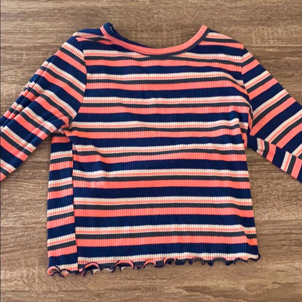 long sleeve crop top